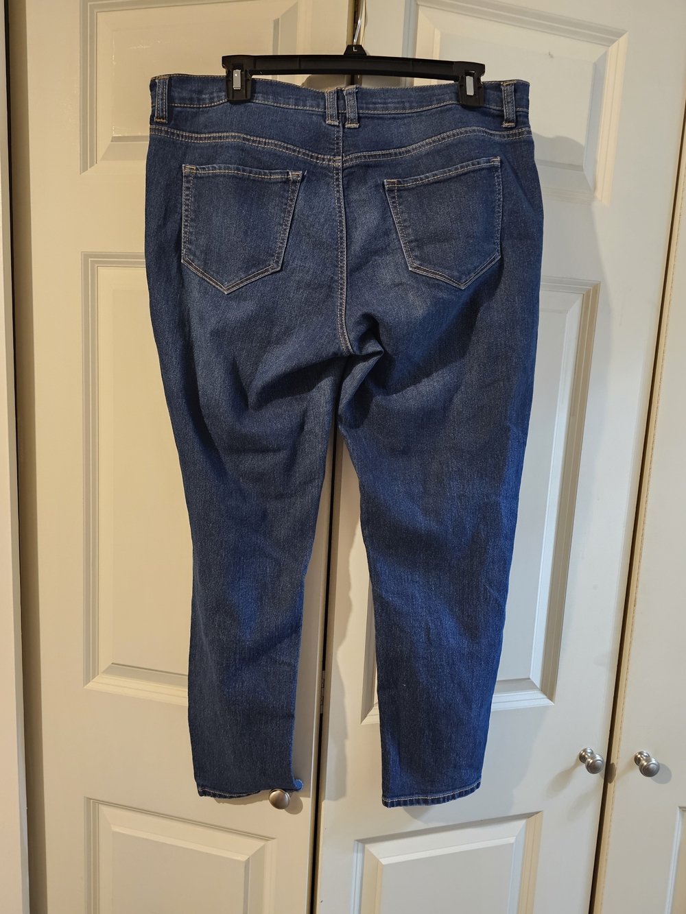 Nine West Dark Blue Straight Leg Women’s Jeans 12P - Picture 4 of 4